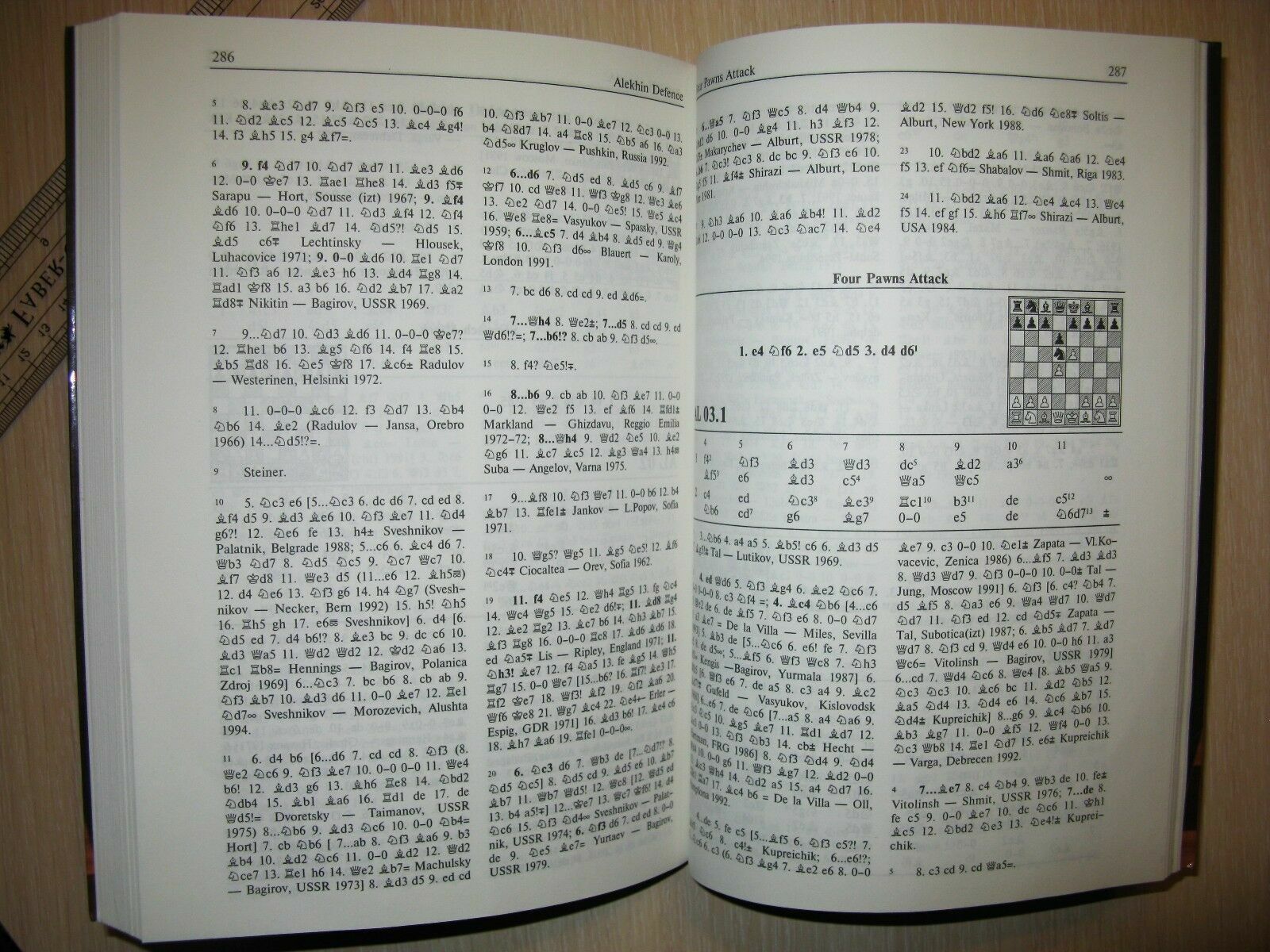 10671.2 books: Modern Chess Opening: Semi-Open Games & Sicilian Defence. Kalinichenko