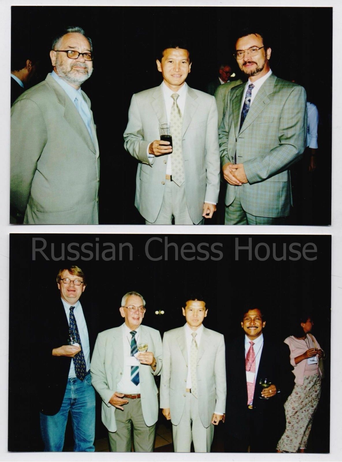 10734.4 Russian Chess Photo: Kirsan Ilyumzhinov. 72nd FIDE Congress. Halkidiki. 2001