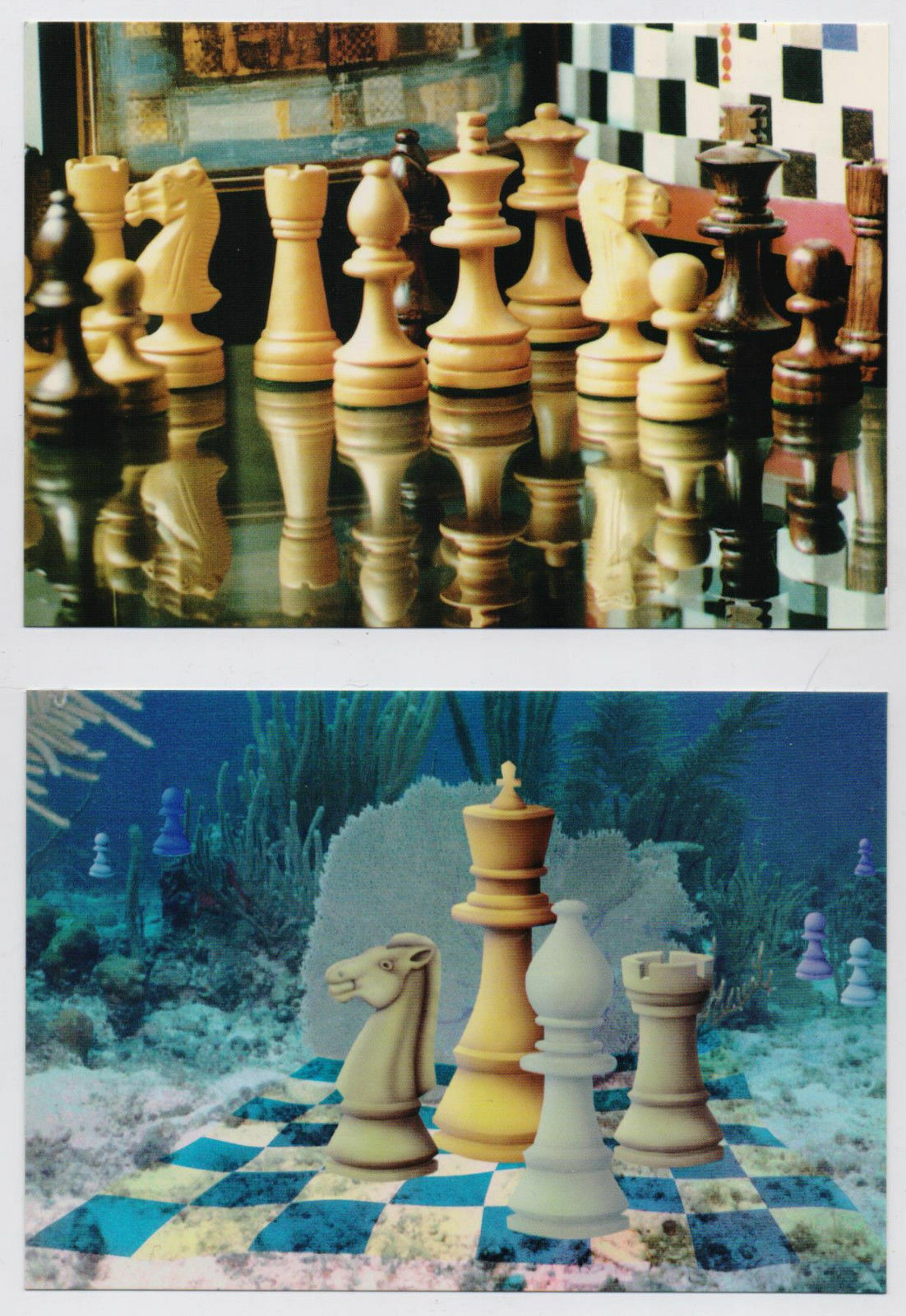 10743.5 Chess Postcards with the Chess Grand Masters Games: