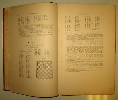 10767.Antique American Chess Book: William Steinitz.Sixth American Chess Congress 1889