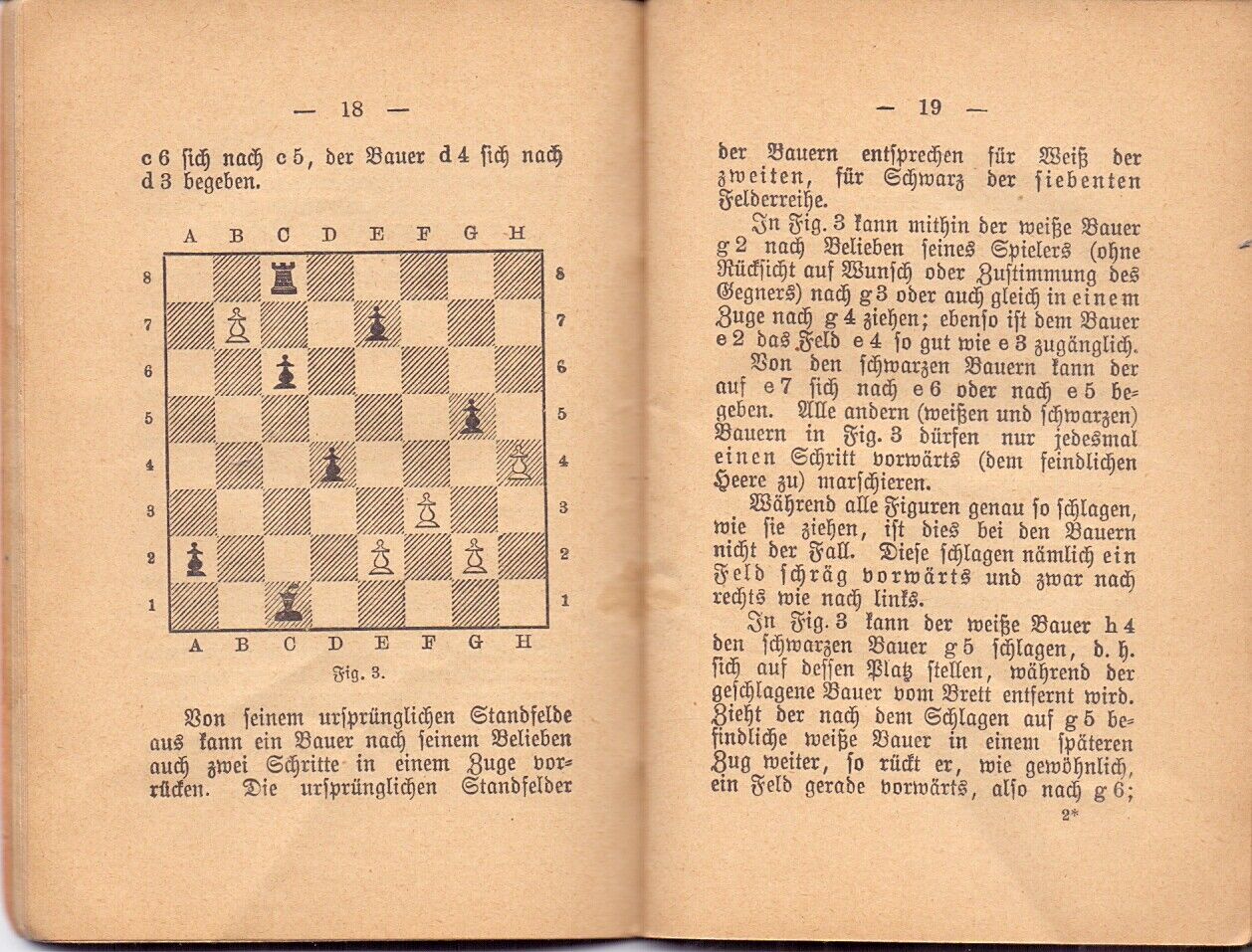 10823.Antique German Chess Book: Schachspiel. Miniatur bibliothek 160-161