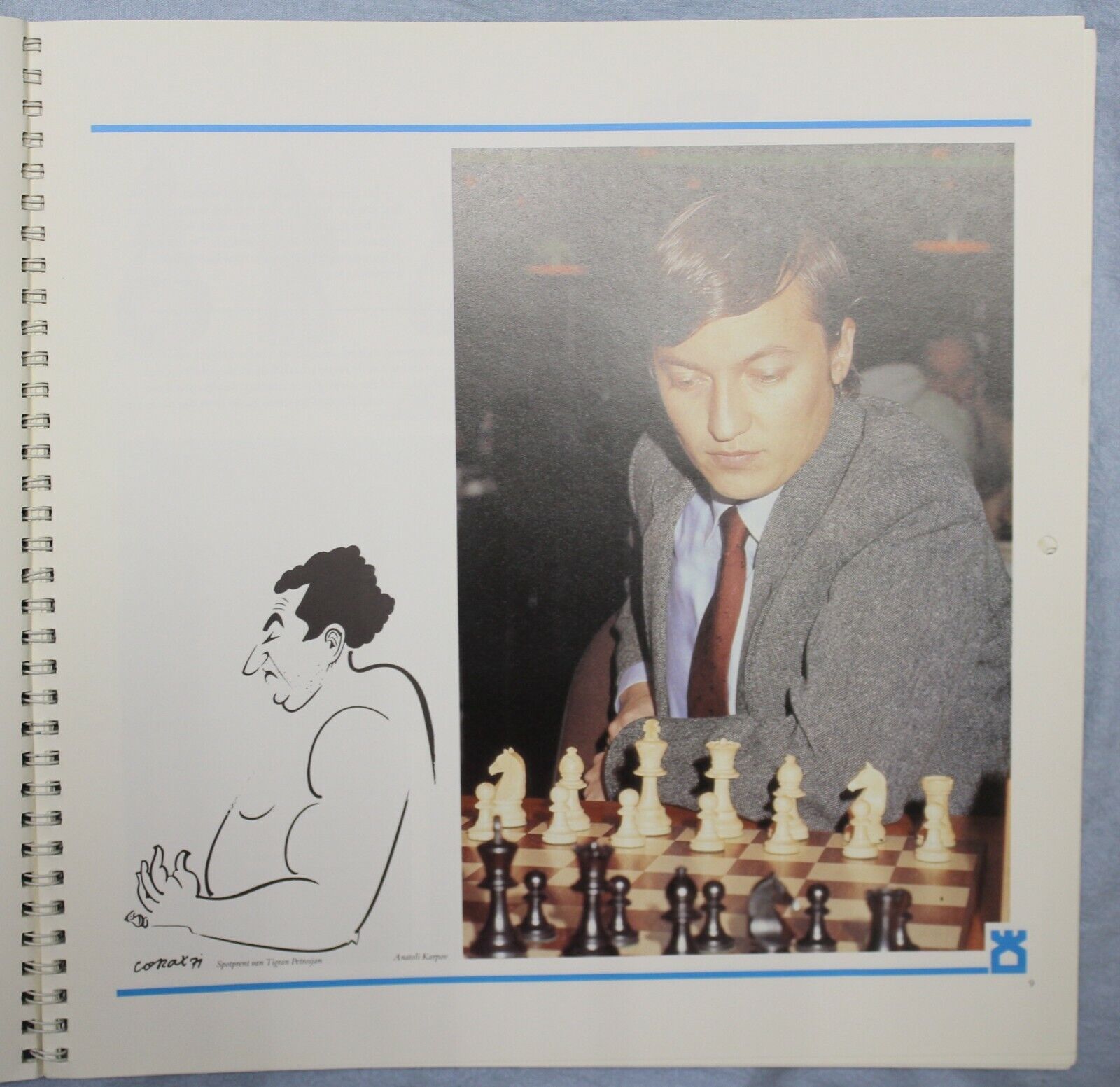 11079.Chess Book: Huge Format, Photo&Calendar 50 Jaar Hoogovens Schaaktoernooi 1988