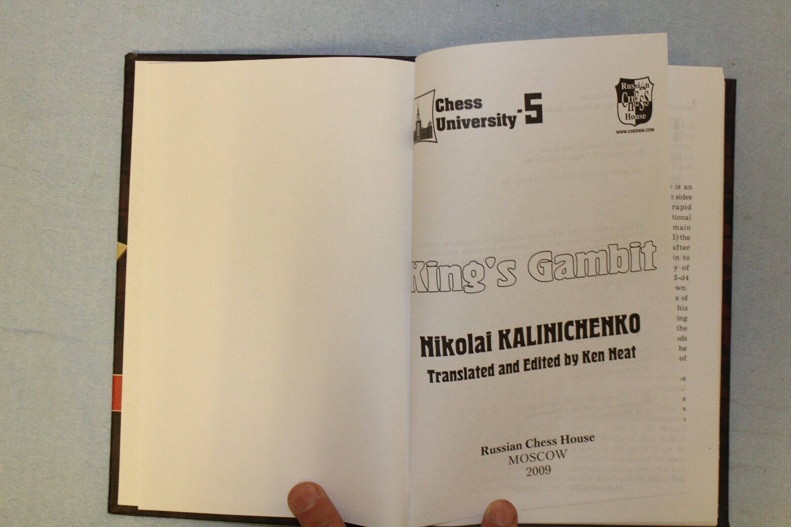 King's Gambit - Nikolai Kalinichenko