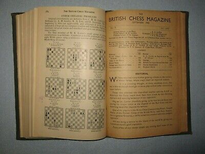 11164.Chess Magazine «The British Chess Magazine». Individual issues.1940, 1943, 1944