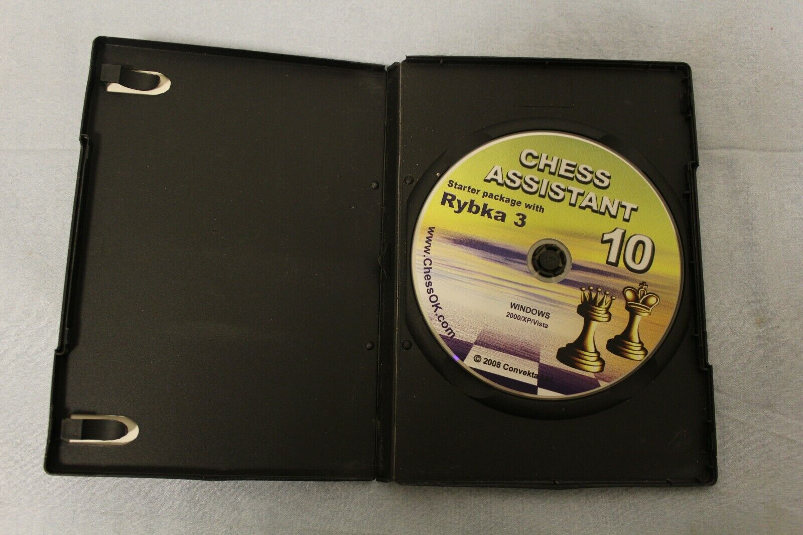 11255.Computer Program DVD: Chess Assistant 10 Starter package. Rybka 3. 2008