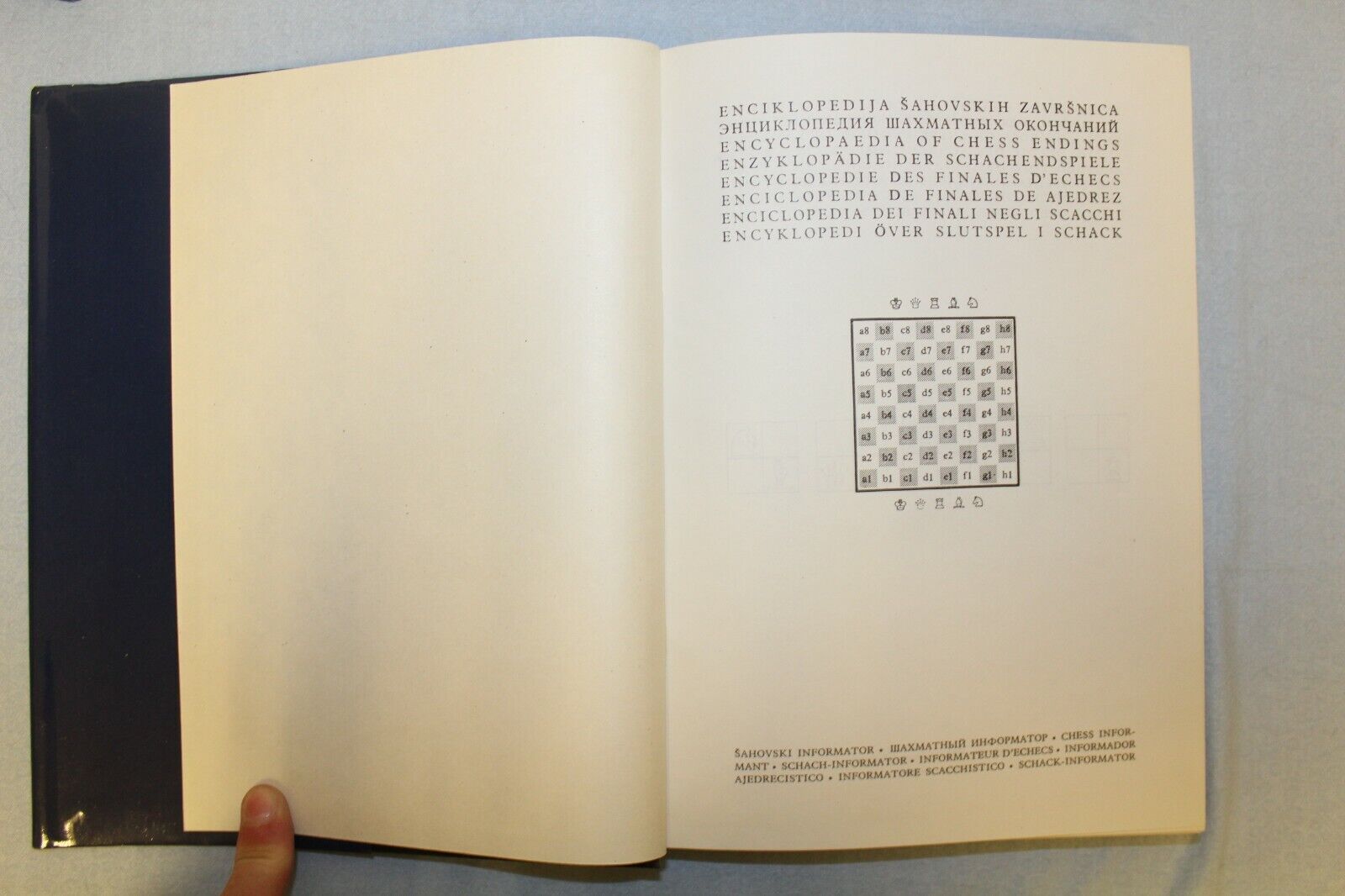 11272.Encyclopedia of Chess Endings. 2 Volumes. Chess Informer language