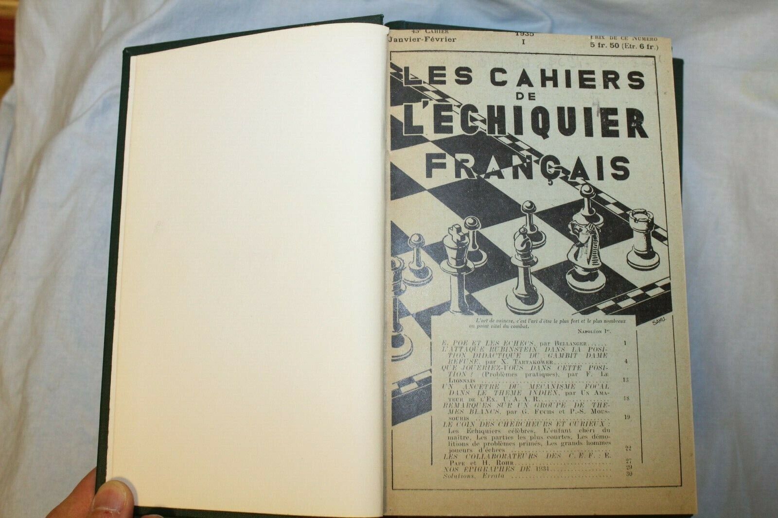 11298.French Chess Monographs Collection: l'Échiquier Français 1925-37 all issues ever