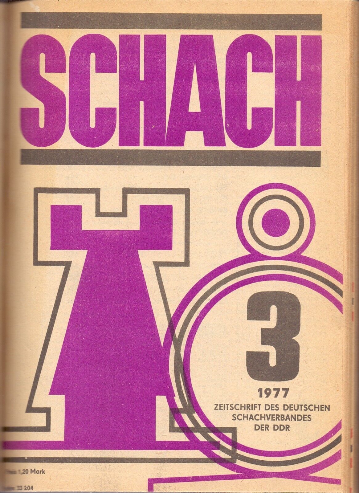 11319.German chess magazine «Schach». Annual sets 1977 and 1983