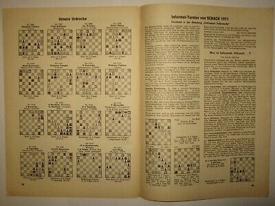 11322.German Chess Magazine: «Schach». Complete yearly set. 1973