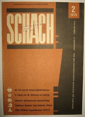 11322.German Chess Magazine: «Schach». Complete yearly set. 1973