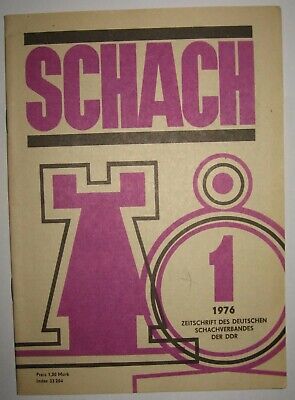 11323.German Chess Magazine: «Schach». Complete yearly set. 1976