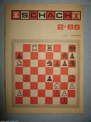 11326.German Chess Magazine: «Schach». Complete yearly set. 1986