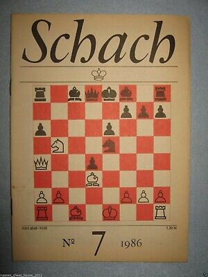 11326.German Chess Magazine: «Schach». Complete yearly set. 1986