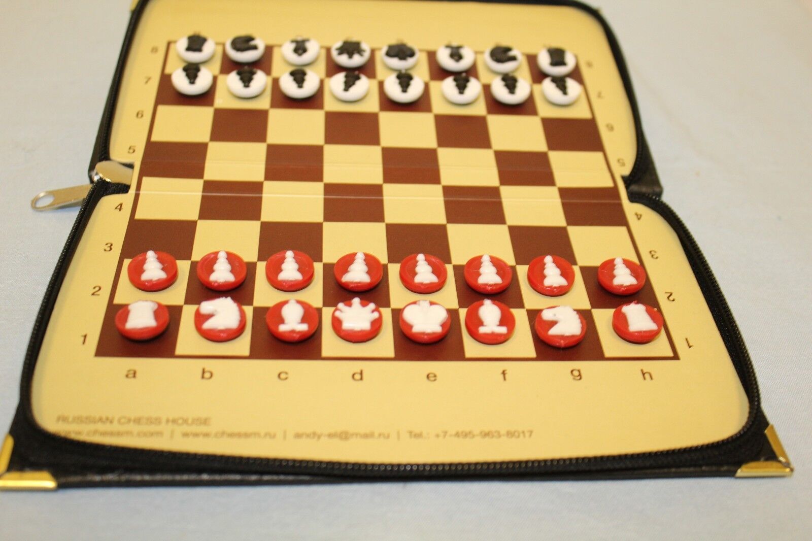 11365.Magnetic Pocket Traveling Chess Set. Chessm.com. Limited. 40 copies. +32 pieces