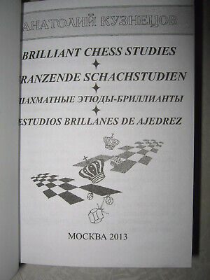 11503.Russian Chess Book: Anatoly Kuznetsov. Brilliant Chess Studies. 1998