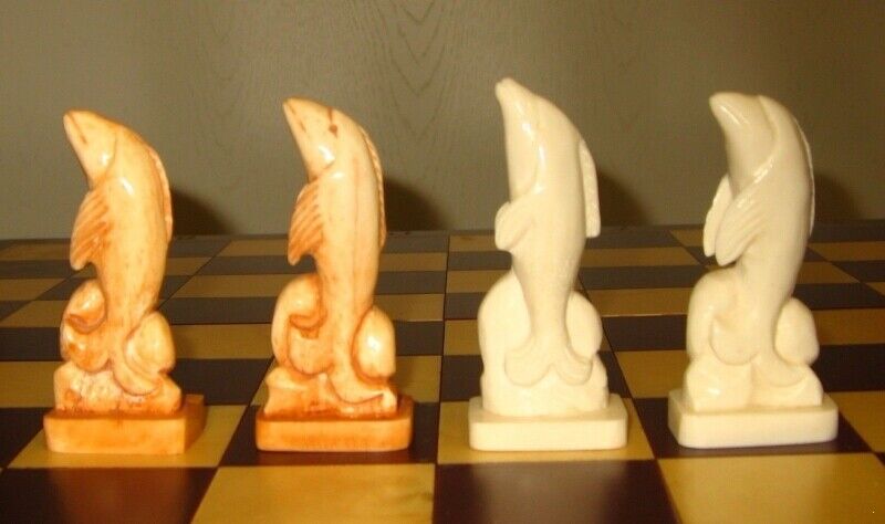 11581.Russian Chess Set Sea Tale