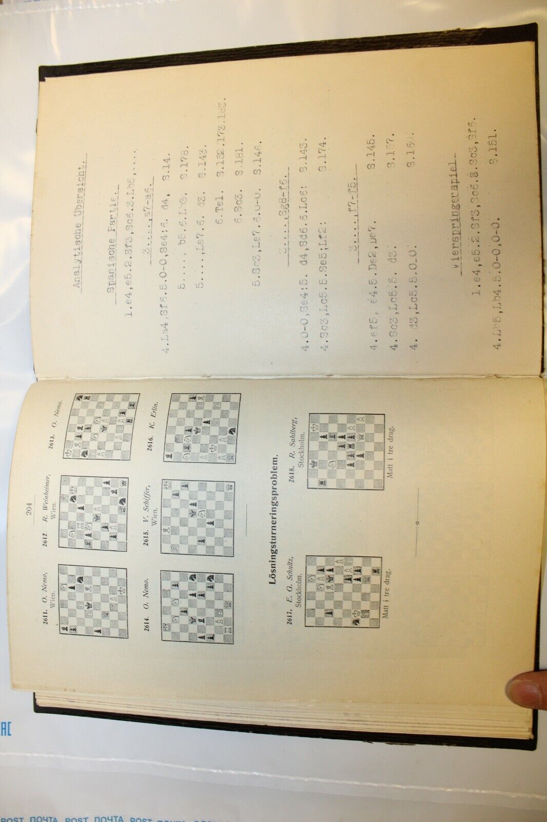 11884.Swedish Chess Book: Tredje Kongress Med Turnering. Stockholm 1905