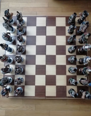 Porcelain chess set 