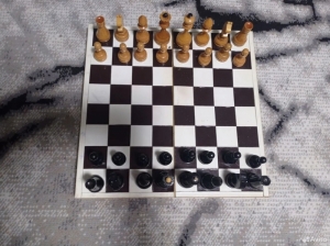 Wooden chess USSR