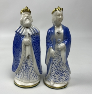 Germany. Porcelain chess set - in historic style.