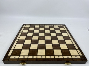 Wooden chessboard without pieces 40 cm / Poland Madon