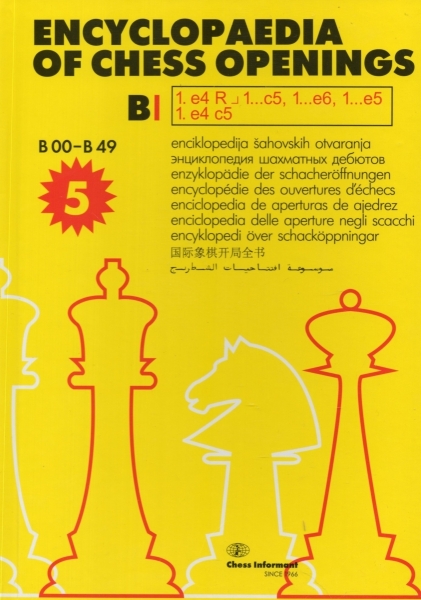 Encyclopedia of Chess Openings. Volume B - Part 1 (B00-B49)