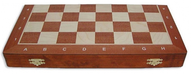 Folding wooden chess board for figures №6
