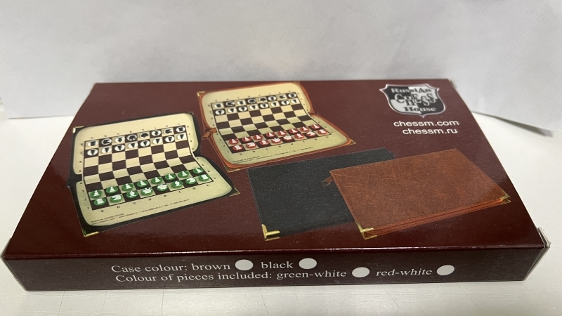 Vtg 1973 Executive Games Inc Check/mate Magnetic Chess Set in canvas Bag  TLC